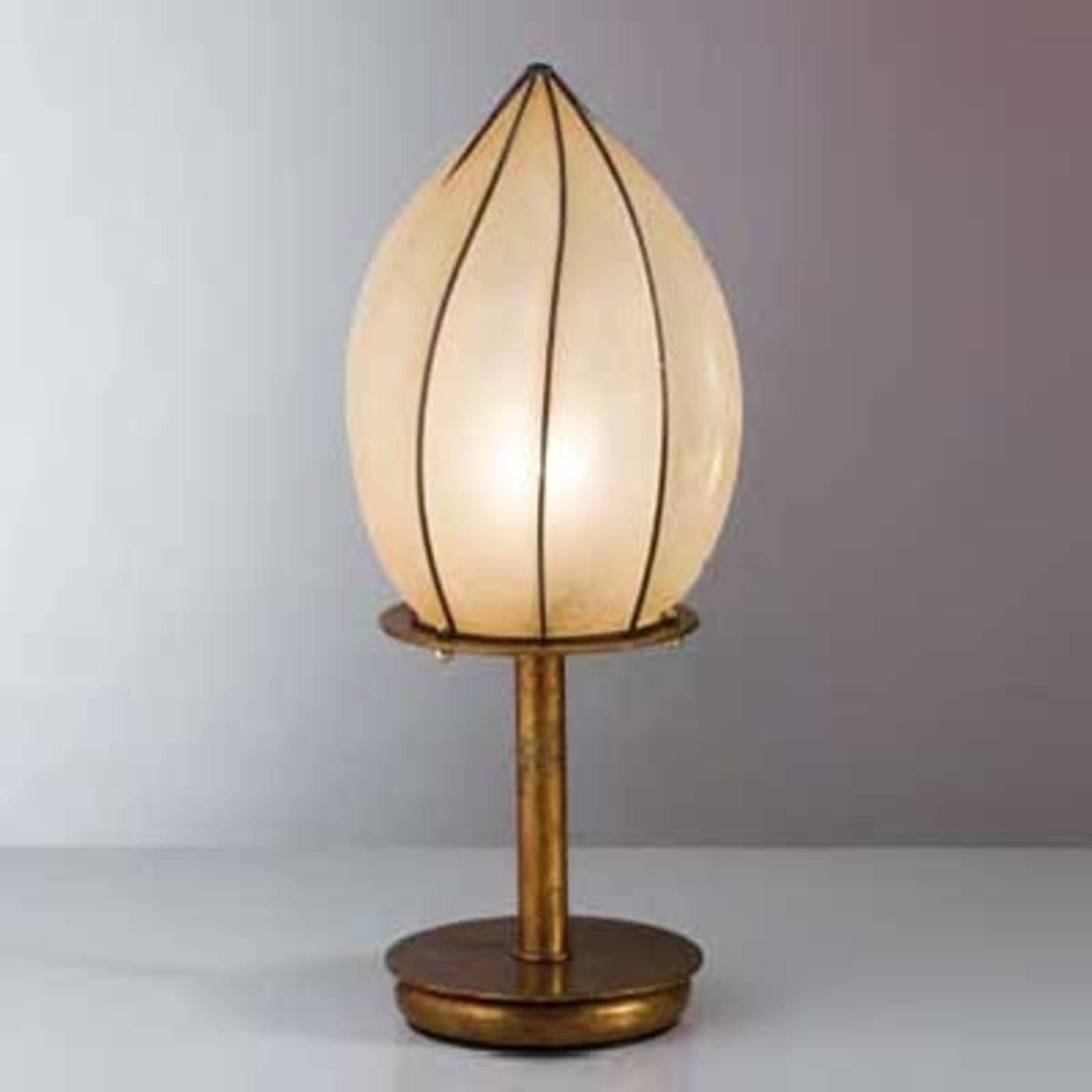 Image of Lampe à poser POZZO en verre Scavo 48 cm 