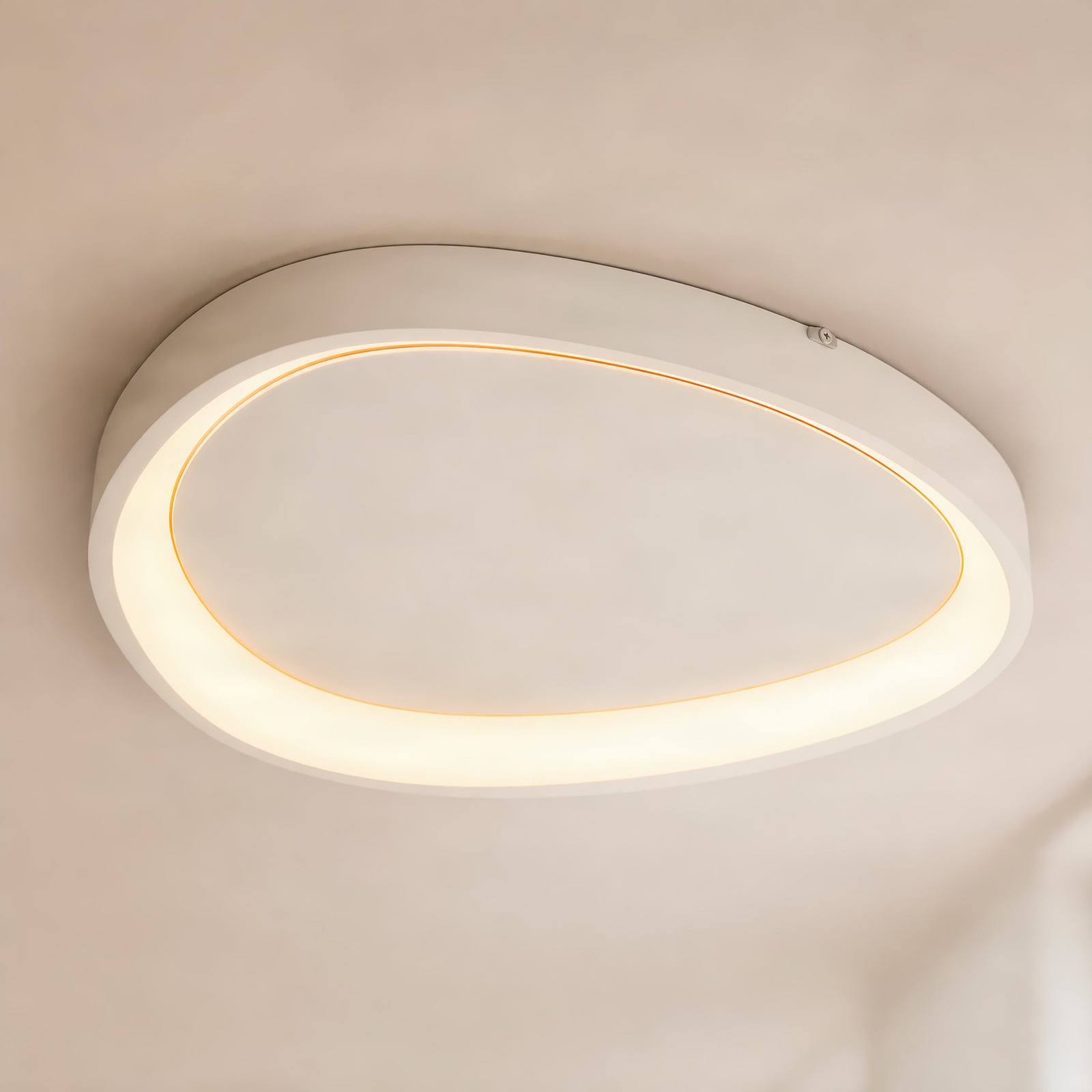 Plafonieră LED Triangulo, albă, 42 cm, dimabilă în 3 trepte - Lindby Plafonieră LED Triangulo, albă, 42 cm, dimabilă în 3 trepte - Lindby