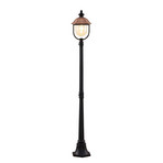 Clint Lampadaire de Parc Copper/Black - Lindby
