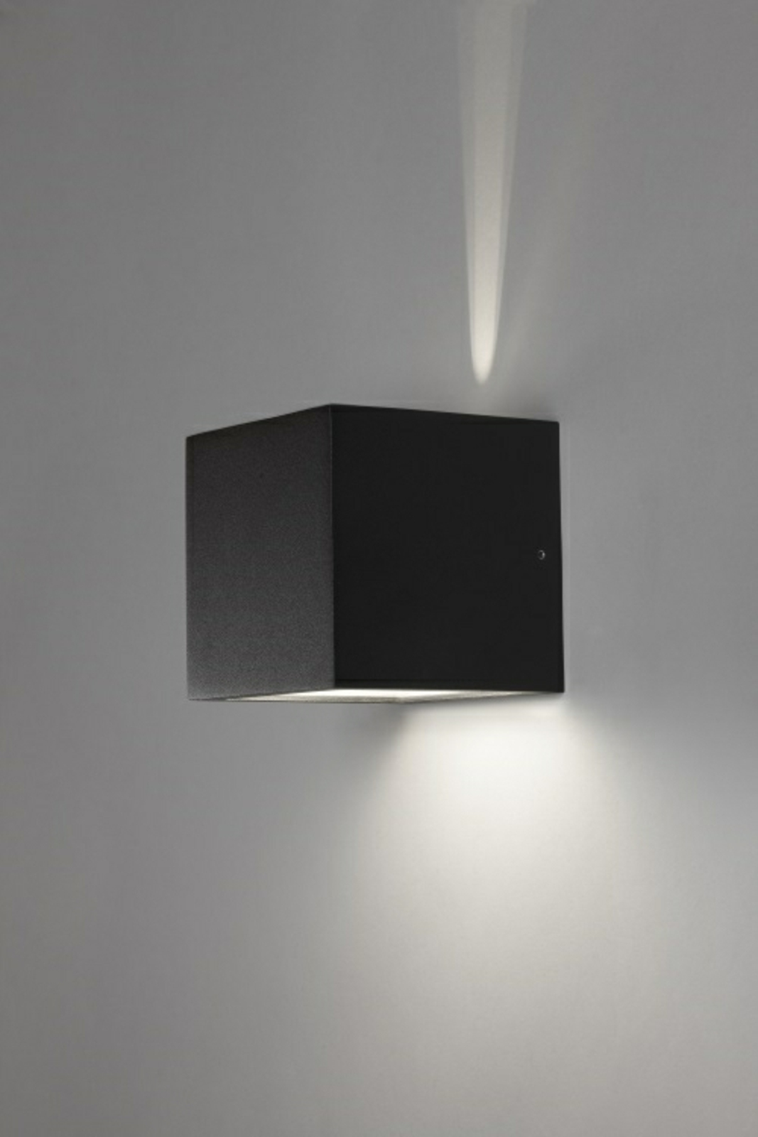 Cube LED Vonkajšie Nástenné Svietidlo 3000K Up/Down Black - LIGHT-POINT