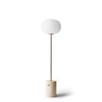 JWDA Állólámpa Travertine/Brushed Brass - Audo Copenhagen