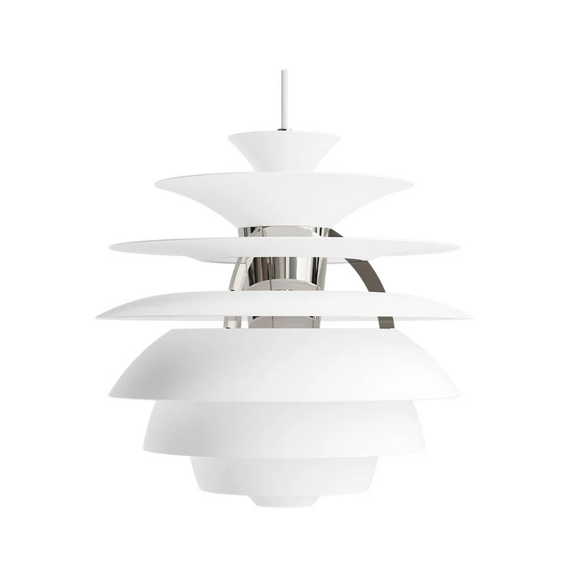 Louis Poulsen – PH Snowball Pendelleuchte Soft White/High Lustre Chrome Plated