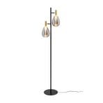 KARE gulvlampe Fari, grå, glas, højde 164 cm, 2 lyskilder, G9