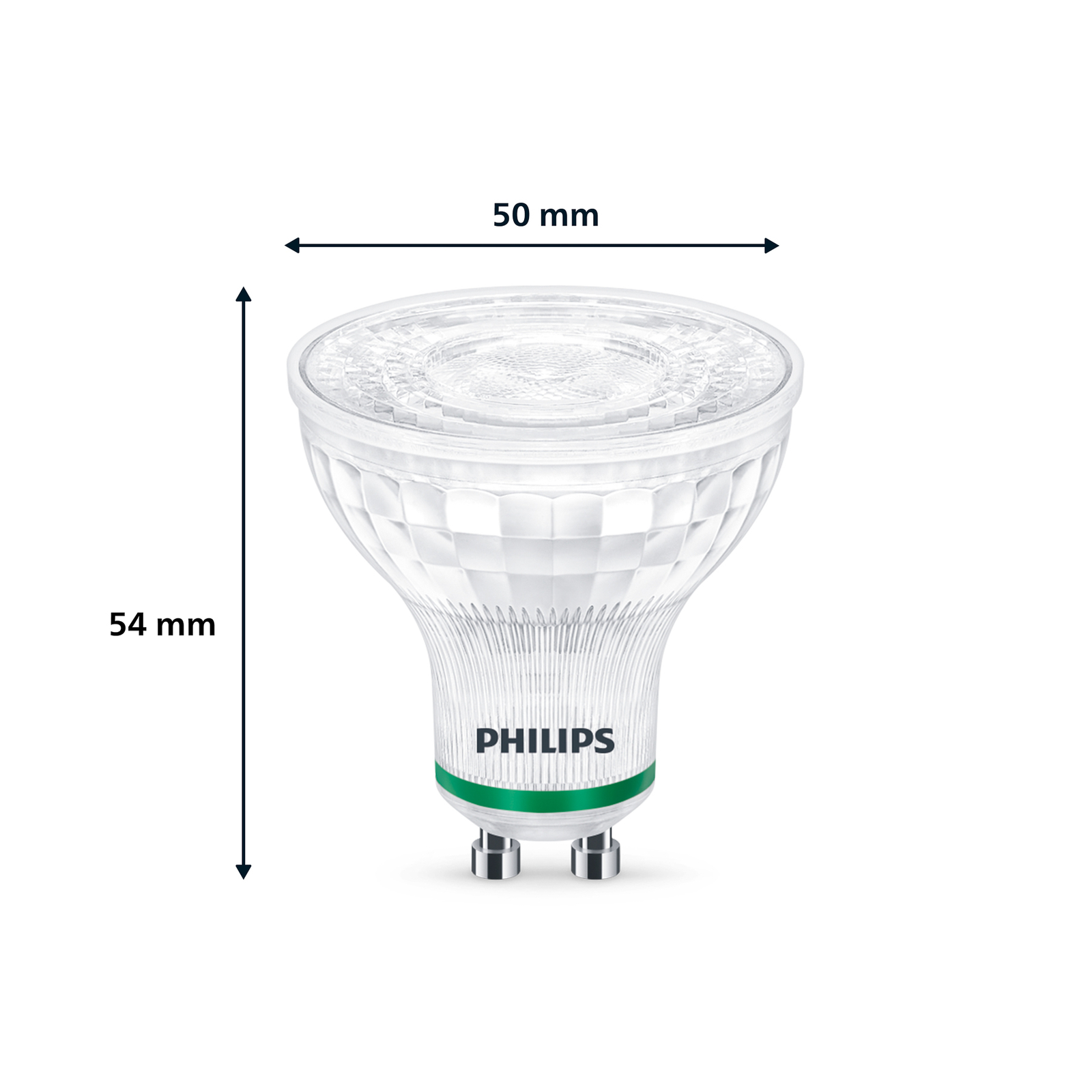 radikal nakke svamp Philips LED-reflektor GU10 2,4W 380lm 36° 4.000K | Lampegiganten.dk