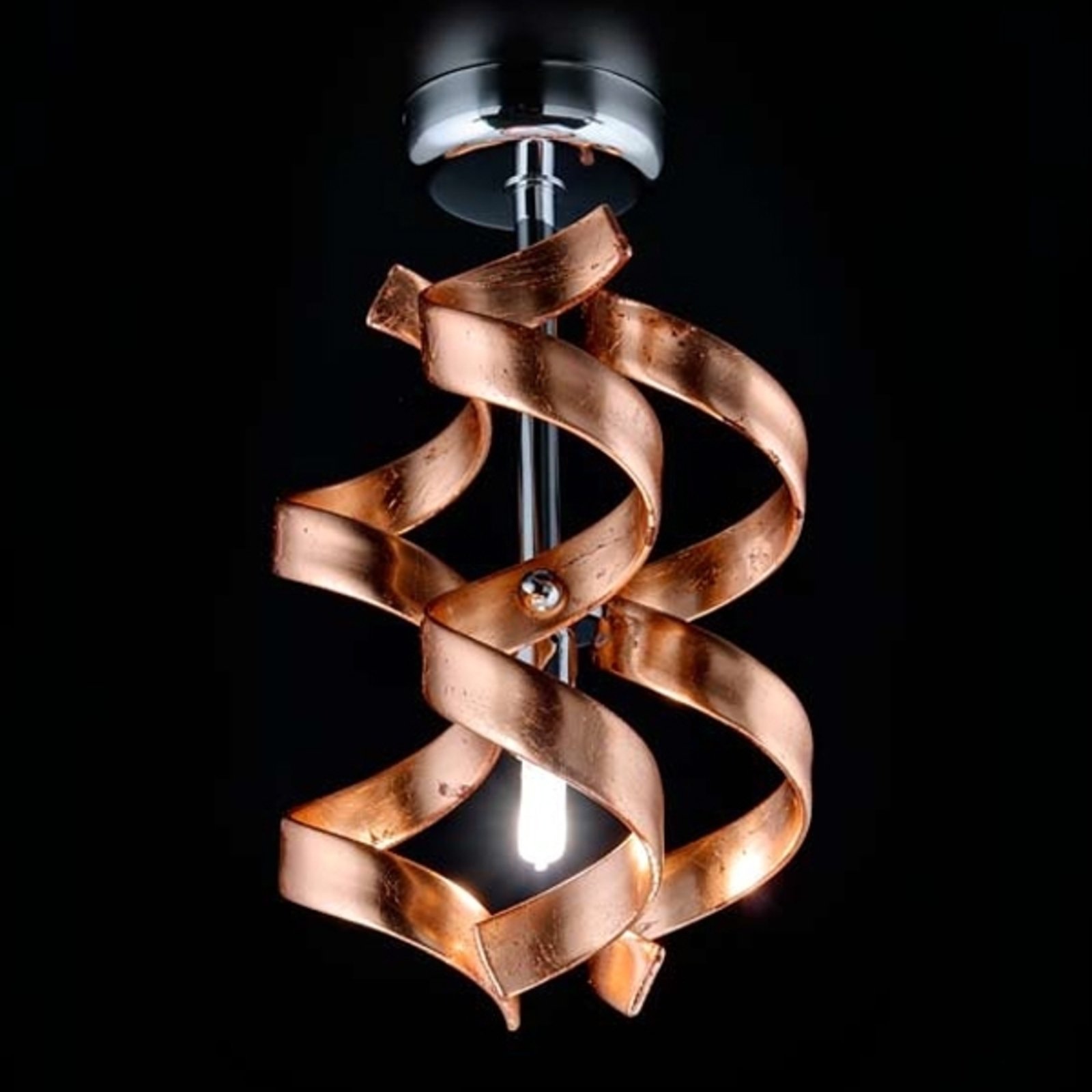 Eenvoudige plafondlamp Copper