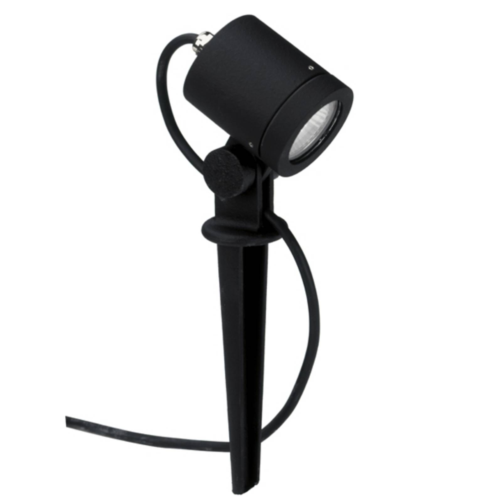 Albert Leuchten Buitspot 626, zwart, draaibaar, grondspies - modern - Aluminium - buitenlamp - dimbaar