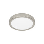 EGLO connect Smart-LED-Aufbauleuchte Fueva 6-Z, grau, Ø 21cm