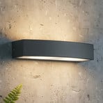 Ideal Lux Außenwandlampe Andromeda, anthrazit, Breite 45 cm