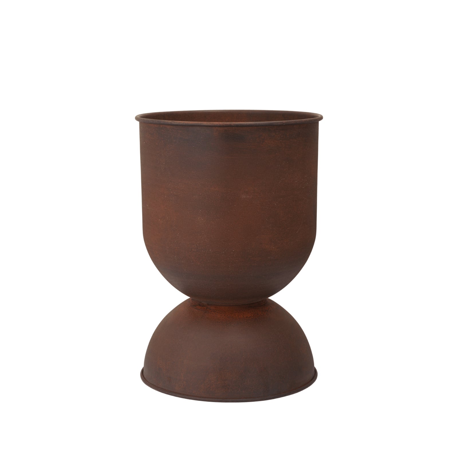 HOURGLASS Plant pot, iron rust colour, 59 cm - ferm LIVING