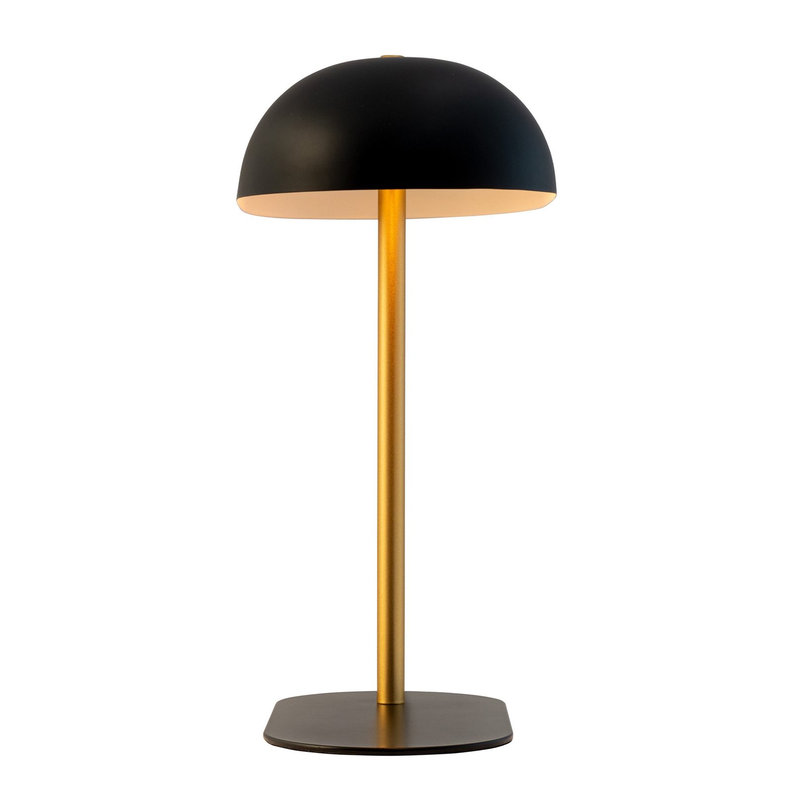 Dyberg Larsen lampe de table Arch, noir/laiton, métal