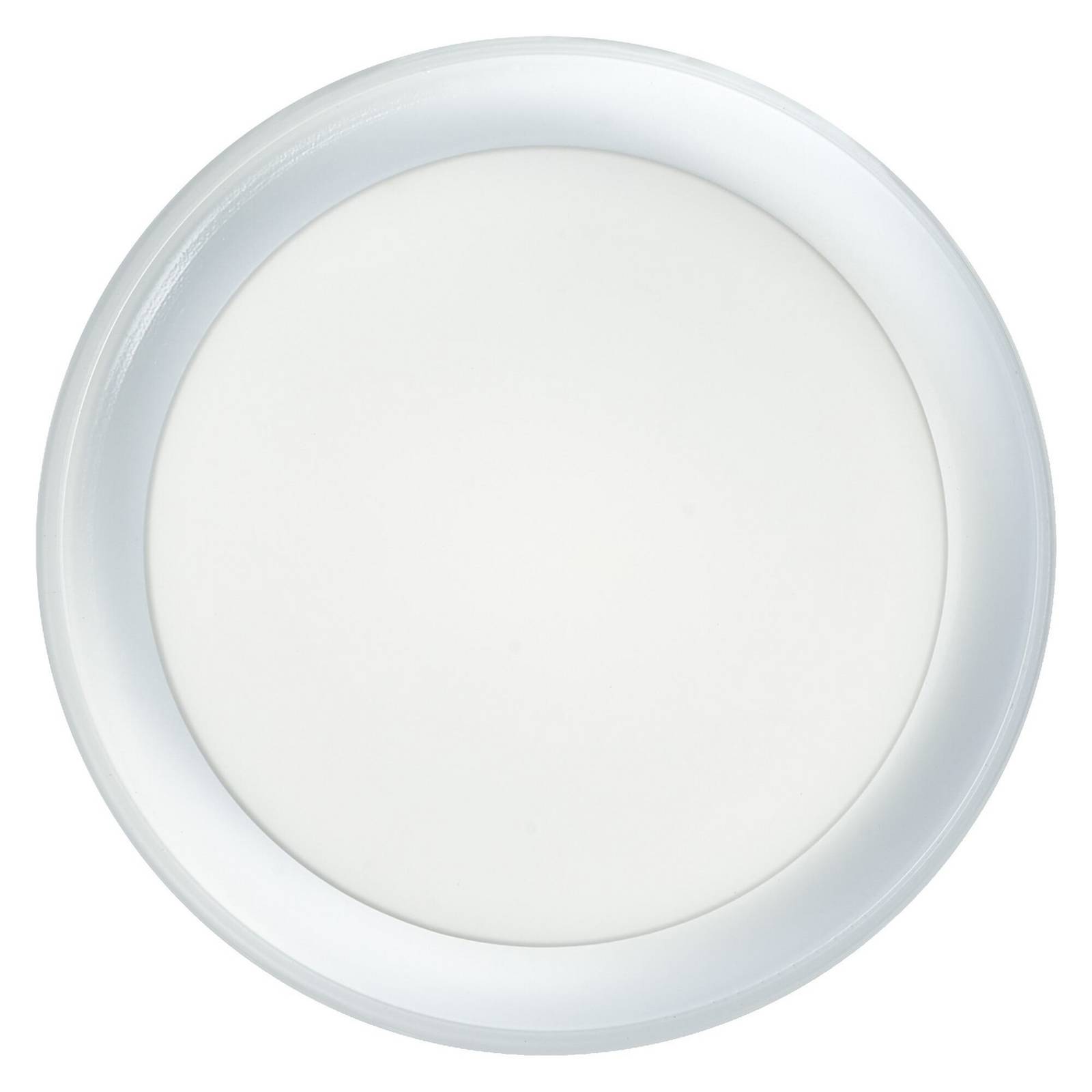 Lampa sufitowa OSRAM ORBIS MADRID, biała, Ø 29 cm, metal/szkło