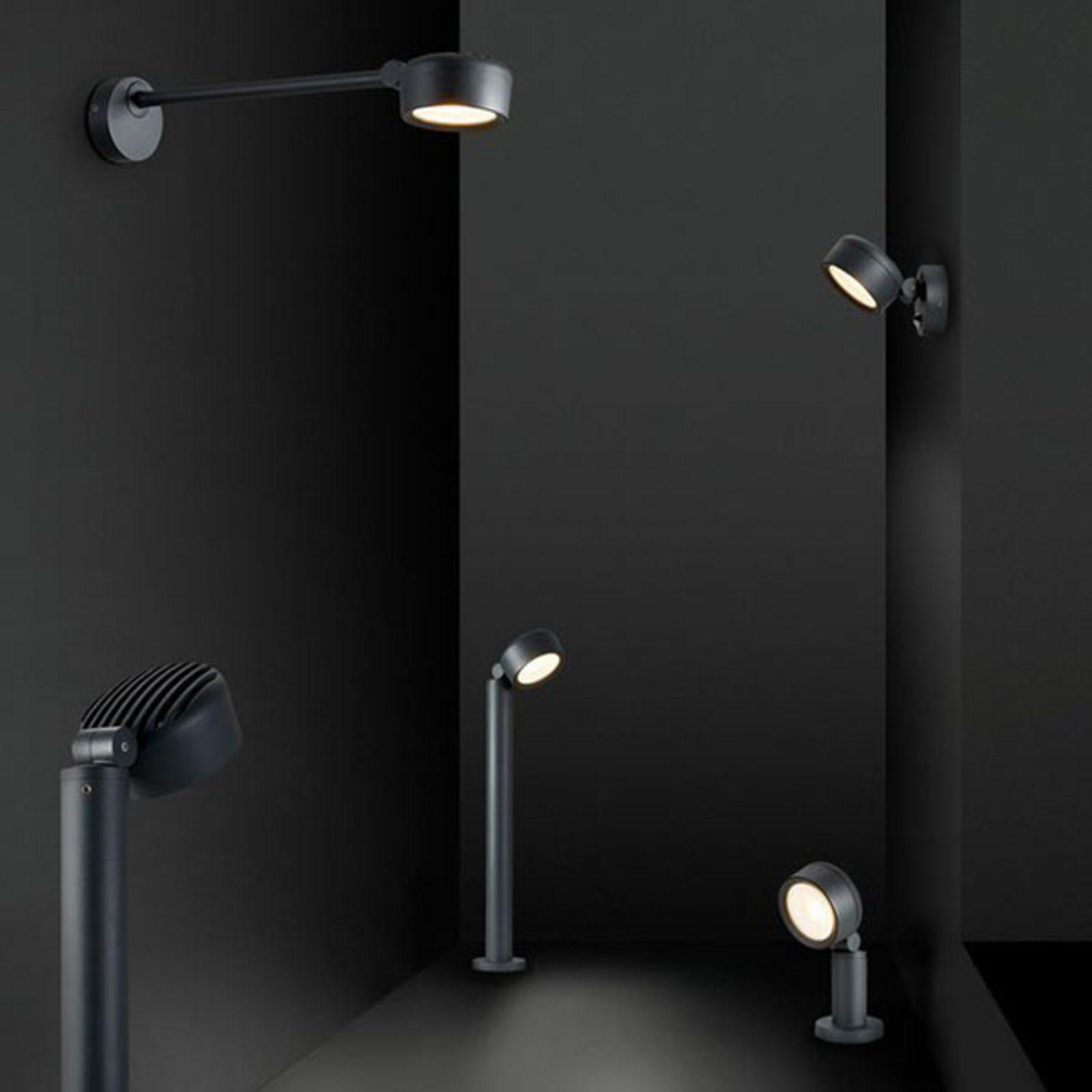 SLV Eskina D LED display outdoor wall lamp, aluminium, 14.5 W, energy efficiency: A+, W: 13.8 cm