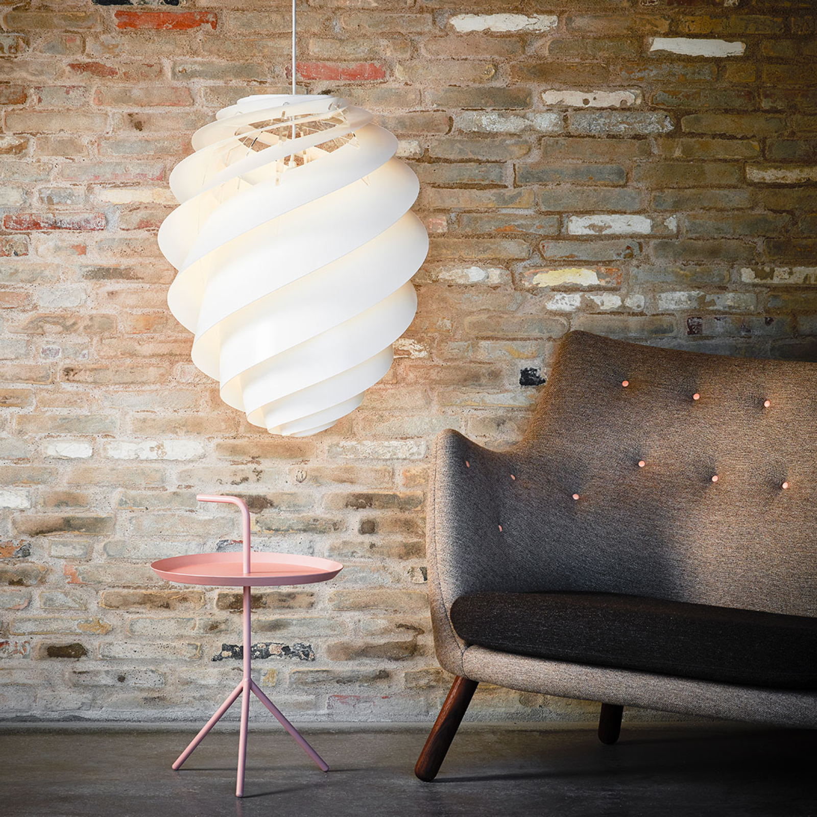 LE KLINT Swirl 2 Large, suspension blanche