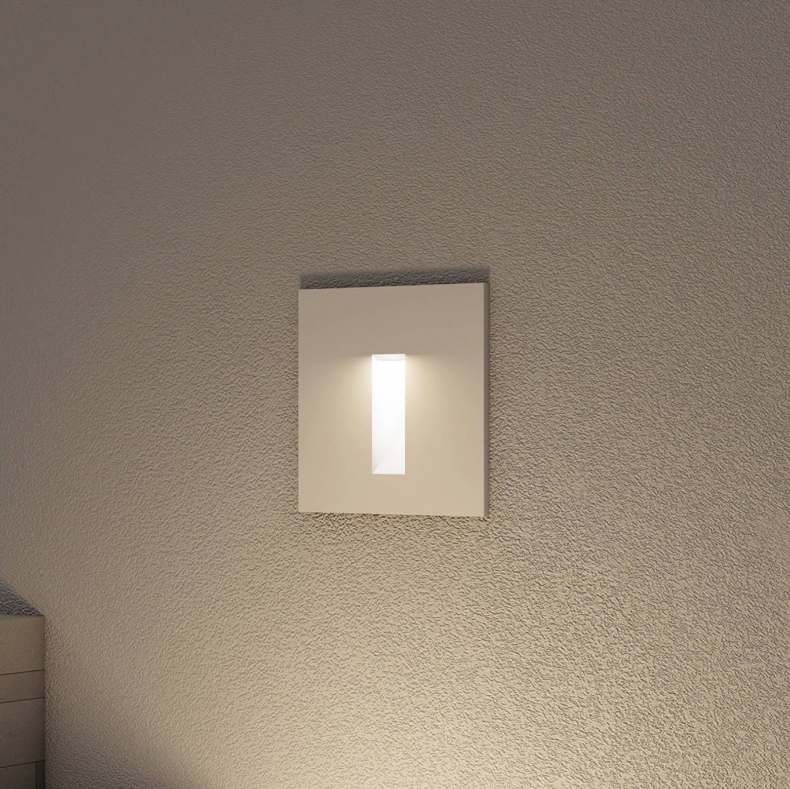 Arcchio Lanti recessed wall light, white, G9, Ip65 - Hallway - Wall Light Recessed - dimmable - Modern