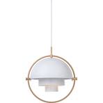 Multi-Lite Lustră Pendul ø36 Brass/White - GUBI