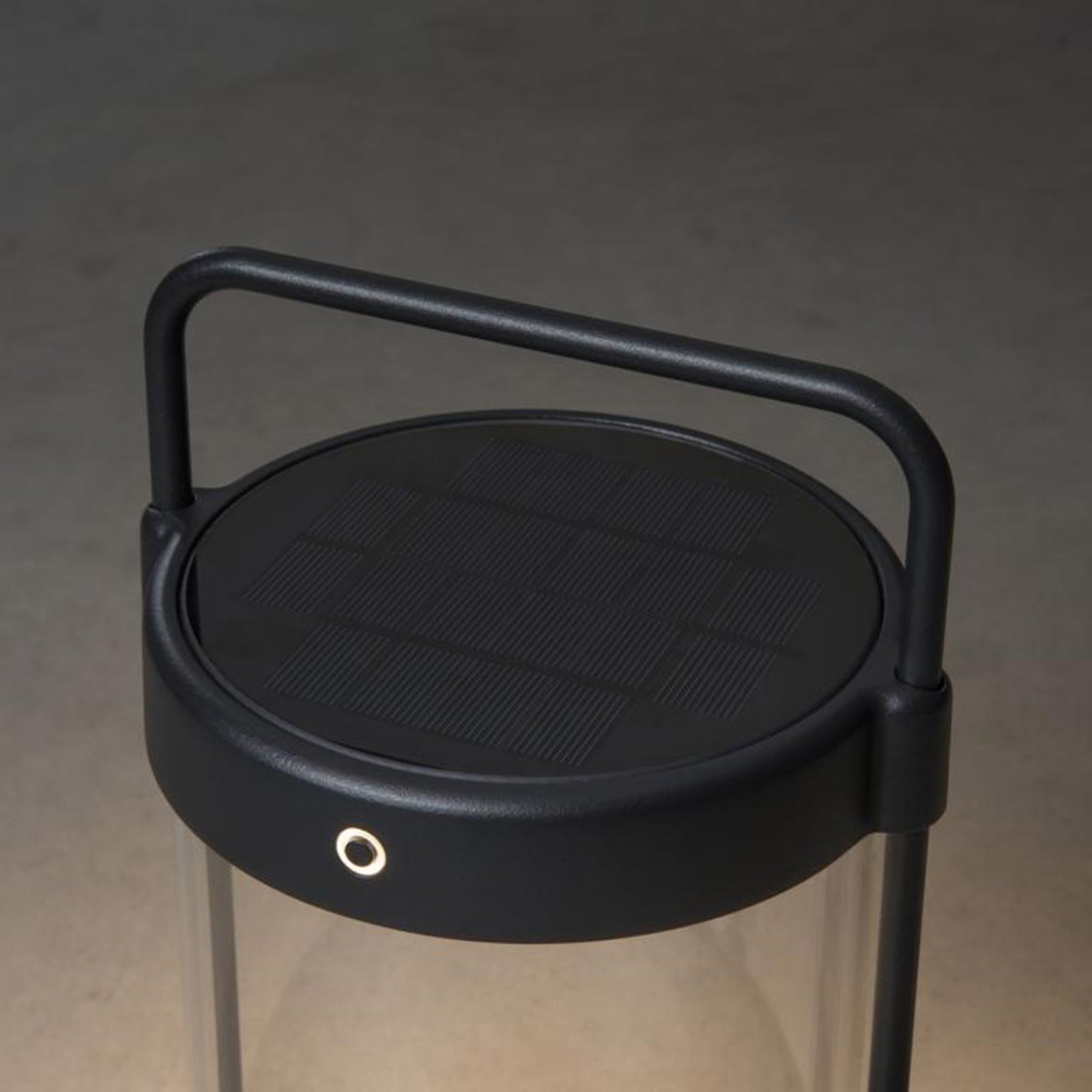 Crotone LED solar lantern, dimmable, USB