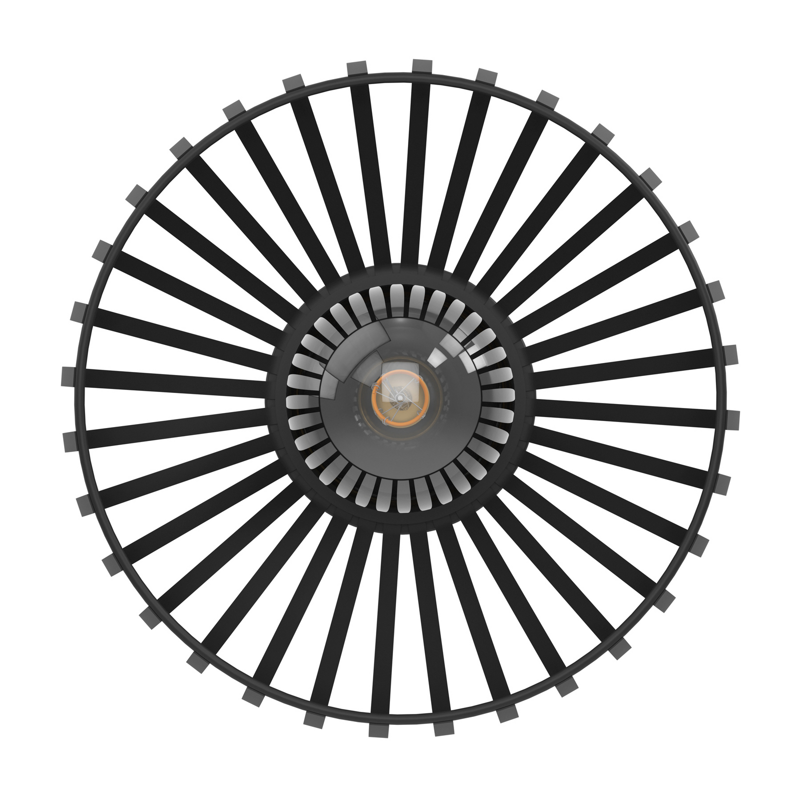 EGLO Mogano 3 φωτιστικό οροφής, κλουβί, Ø28cm