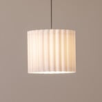 Hängeleuchte Aria, weiß, Microfaser, E27