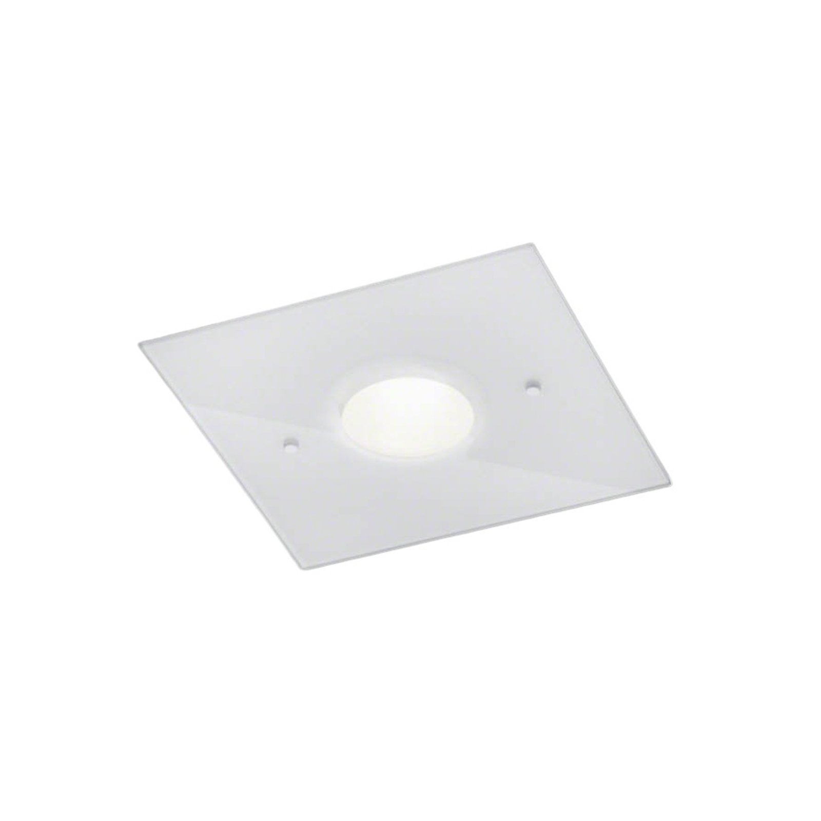 Helestra Nomi lampa sufitowa LED 23x23cm biała