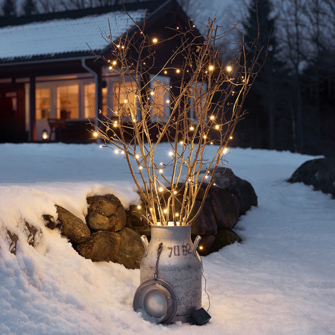 80-flammige Lichterkette Ole LED m.Dämmerungssen.