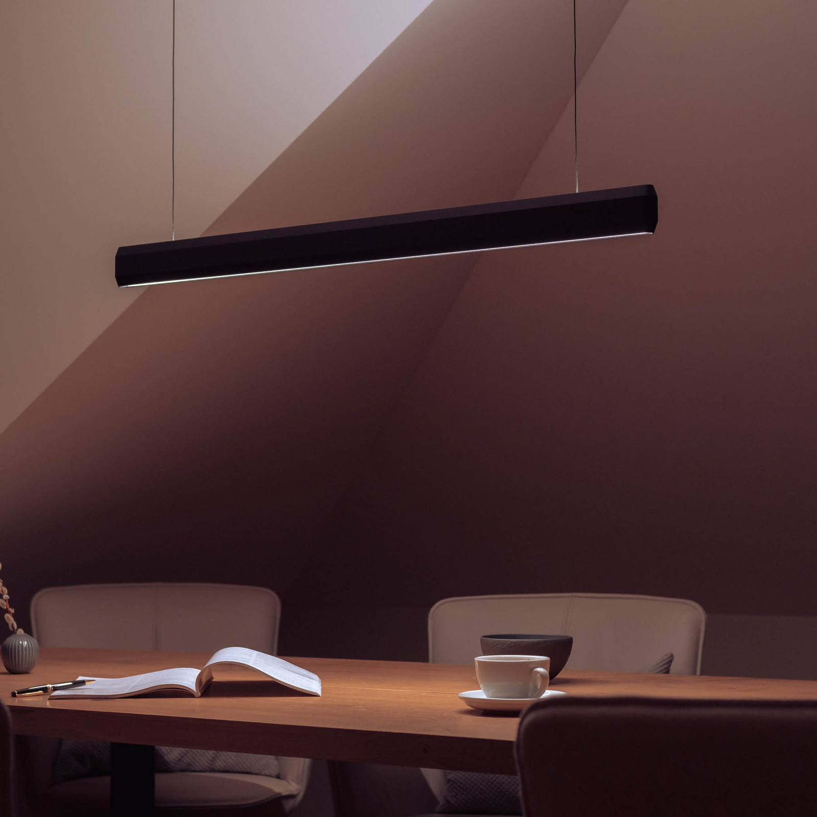 HEAVN Pure LED-Hängeleuchte, Abhängung 40-140 cm