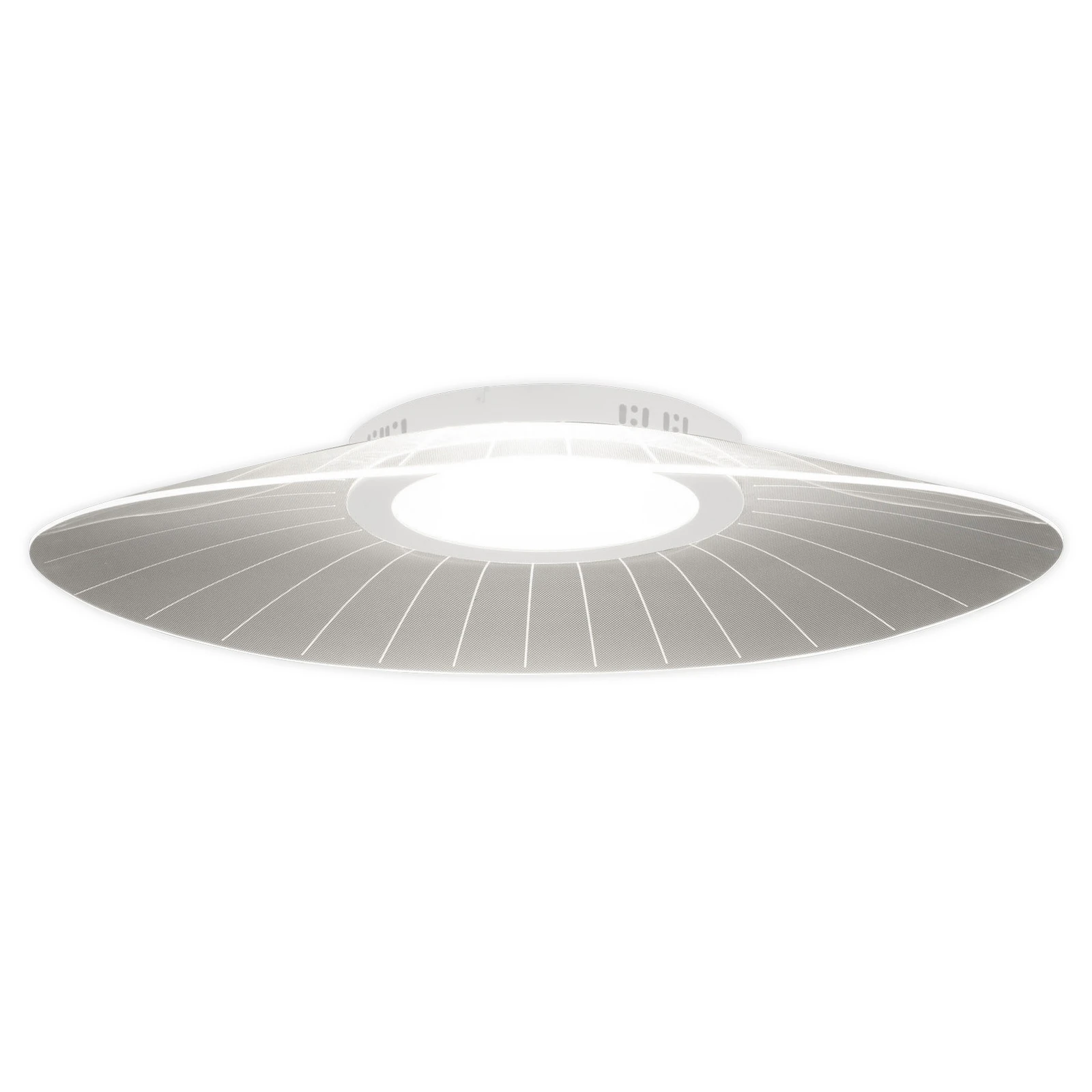 LED ceiling light Vela, white, dimmer