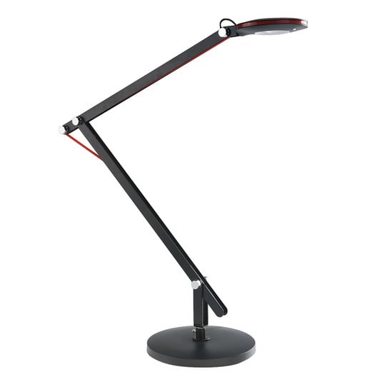 Lampada da scrivania a LED multicolore con sfera scintillante rotante Red5