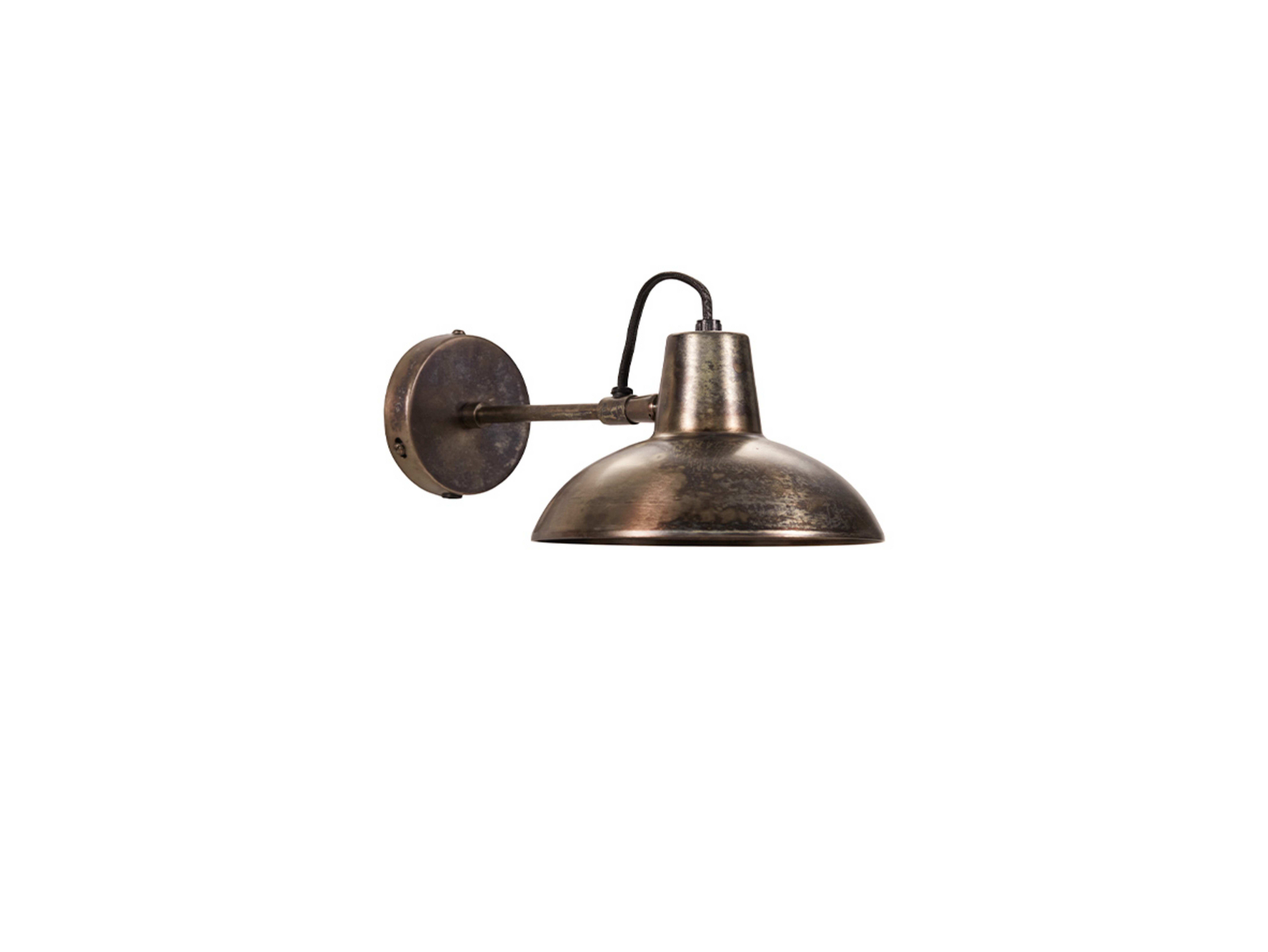 Desk wandlamp bruin, uitval 31 cm, stekker - House Doctor