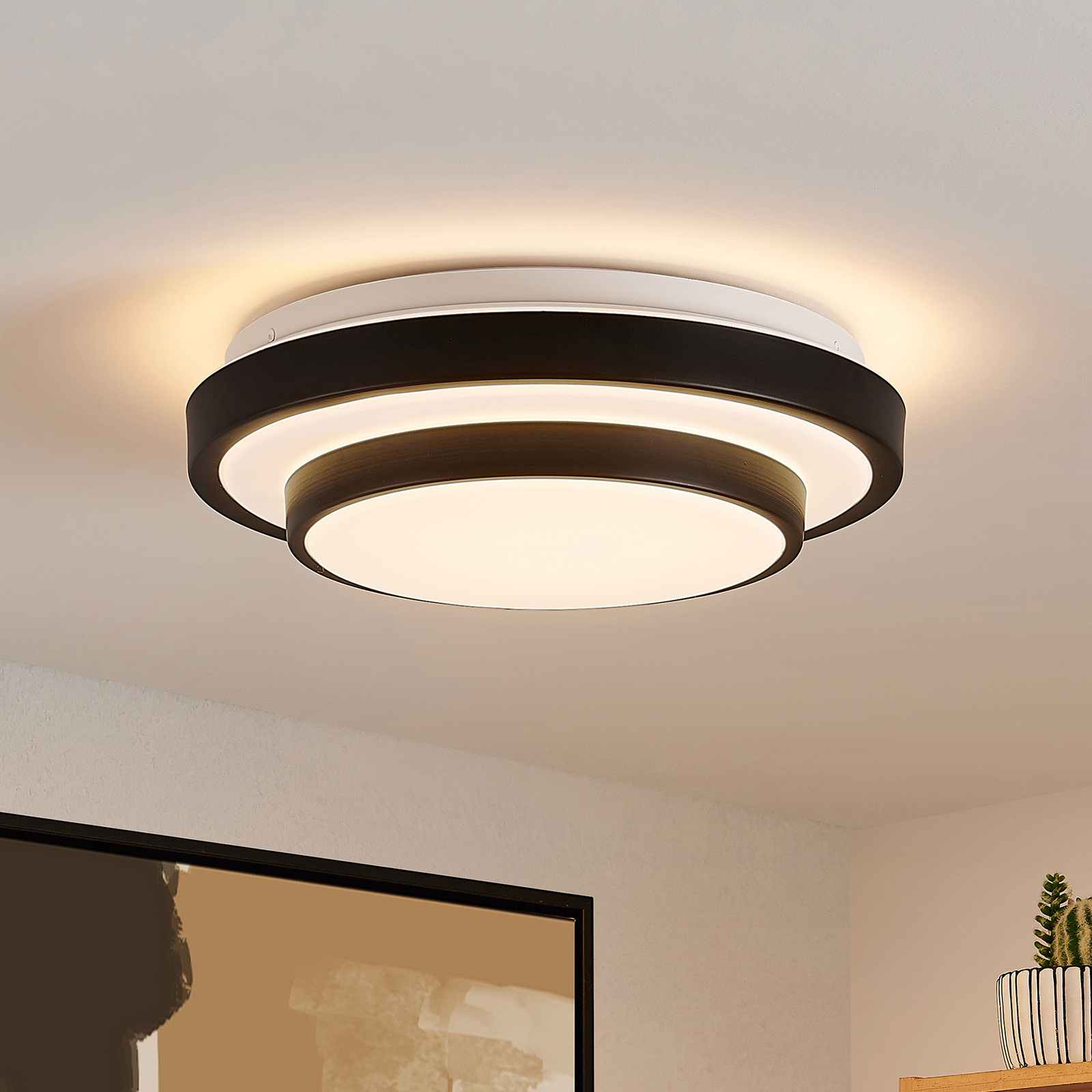 Lindby Youri LED plafondlamp, 29,5 cm
