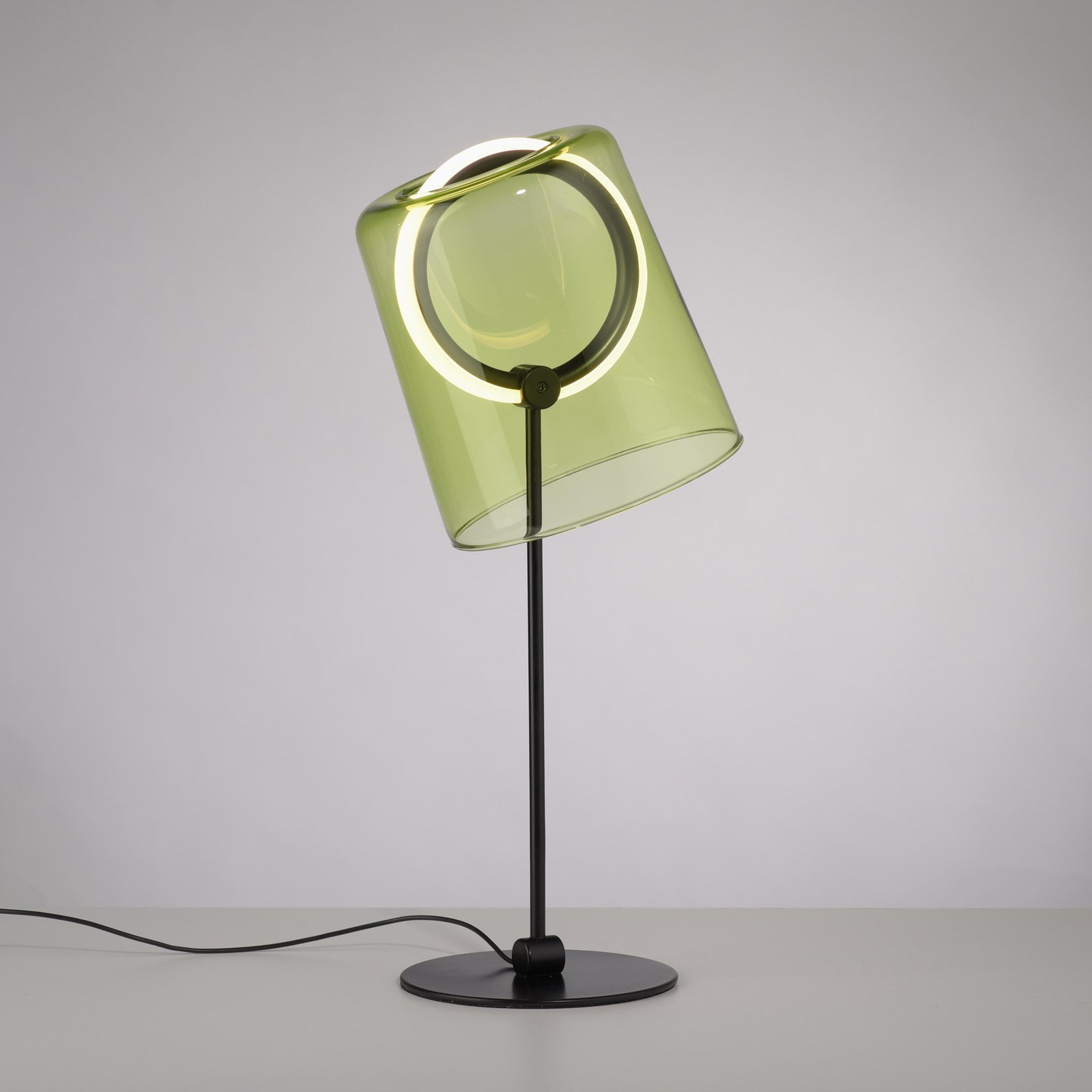 Paul Neuhaus Zula LED stolna lampa, zelena, visina 42 cm