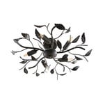 Yos 5 Ceiling Lamp Black-Gold - Lindby