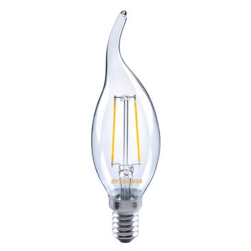 Bombilla vela LED E14 ToLEDo 2,5W 827 claro viento