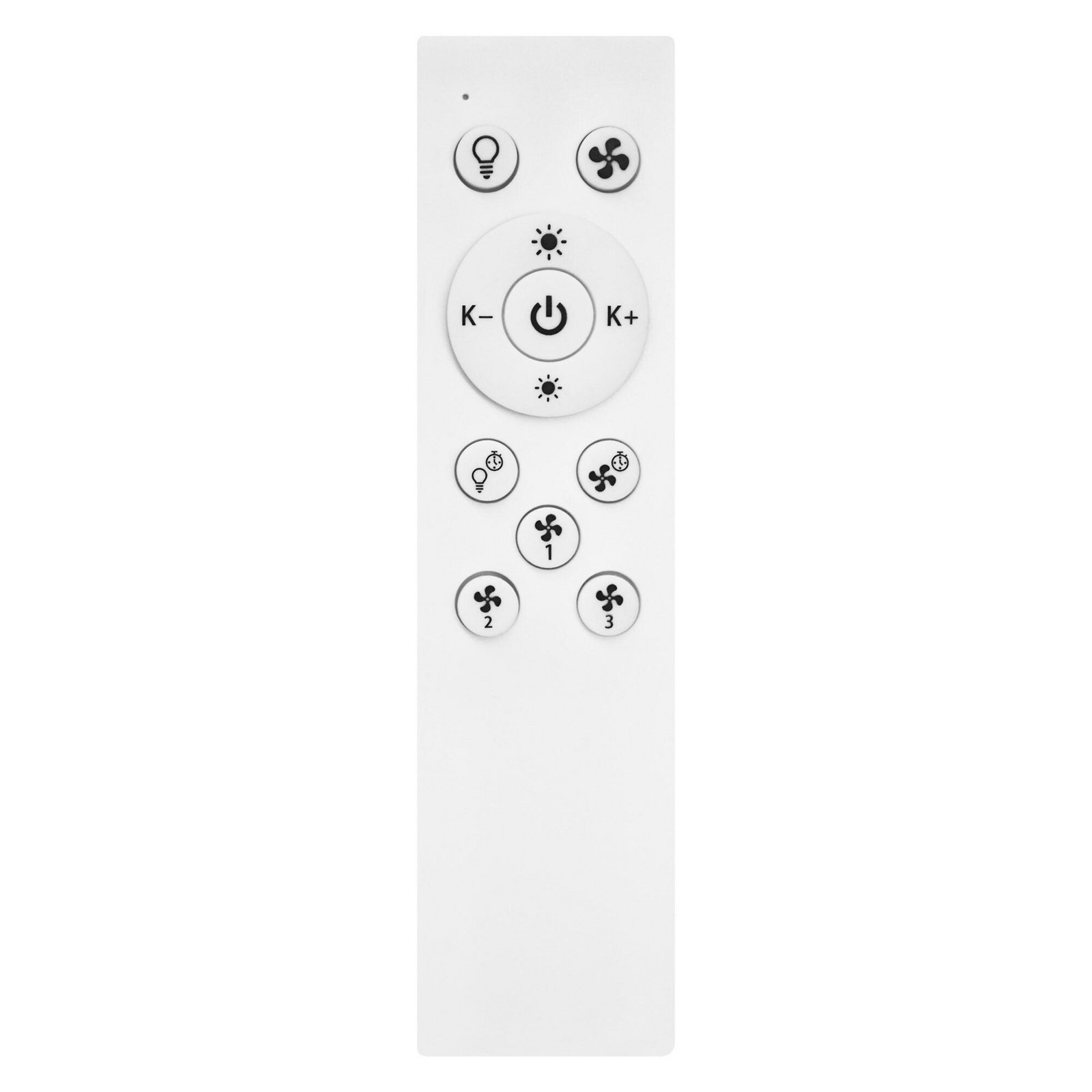 OSRAM SMART+ WiFi LED-Deckenventilator CYLINDER, grau, leise