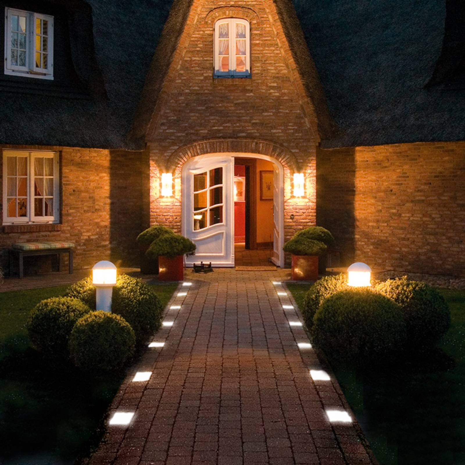 Kostka brukowa Light & Stone beton z diodą LED 8 cm