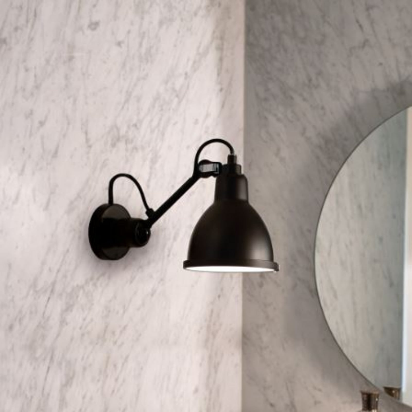 304 Bathroom IP64 Wandleuchte Schwarz Lampe Gras - Badezimmer - Design - Metall
