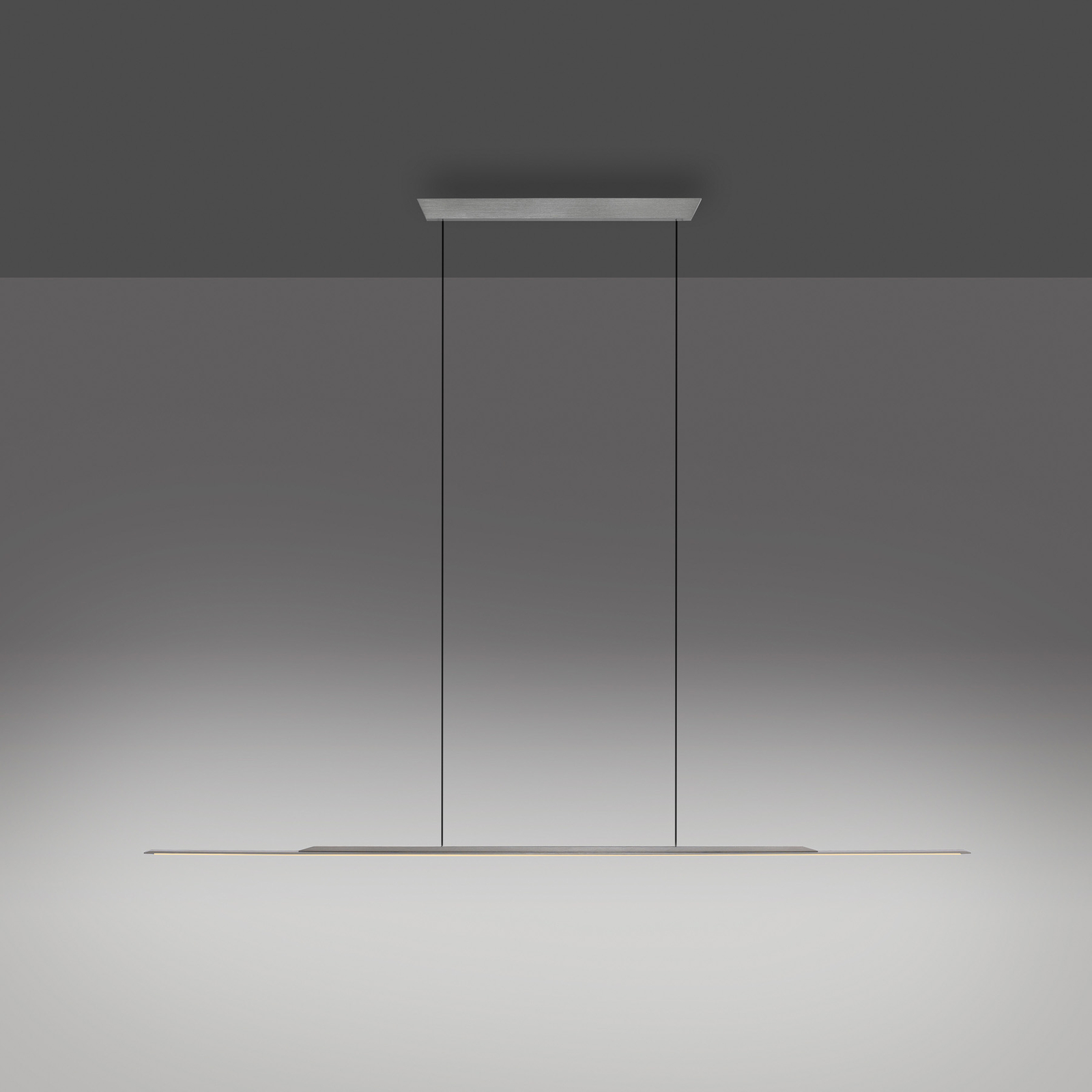 Suspension LED Surface, grise, 125 cm, aluminium, 3 000 K - PURE Suspension LED Surface, grise, 125 cm, aluminium, 3 000 K - PURE
