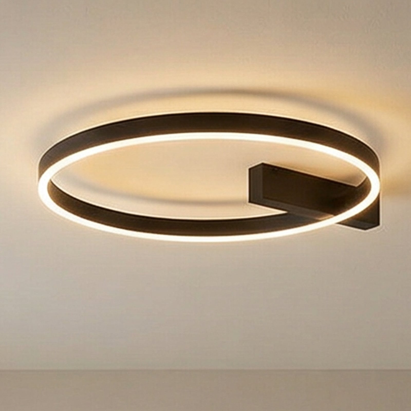 Isalin LED-loftlampe, sort, CCT, dæmpbar - Lucande Isalin LED-loftlampe, sort, CCT, dæmpbar - Lucande