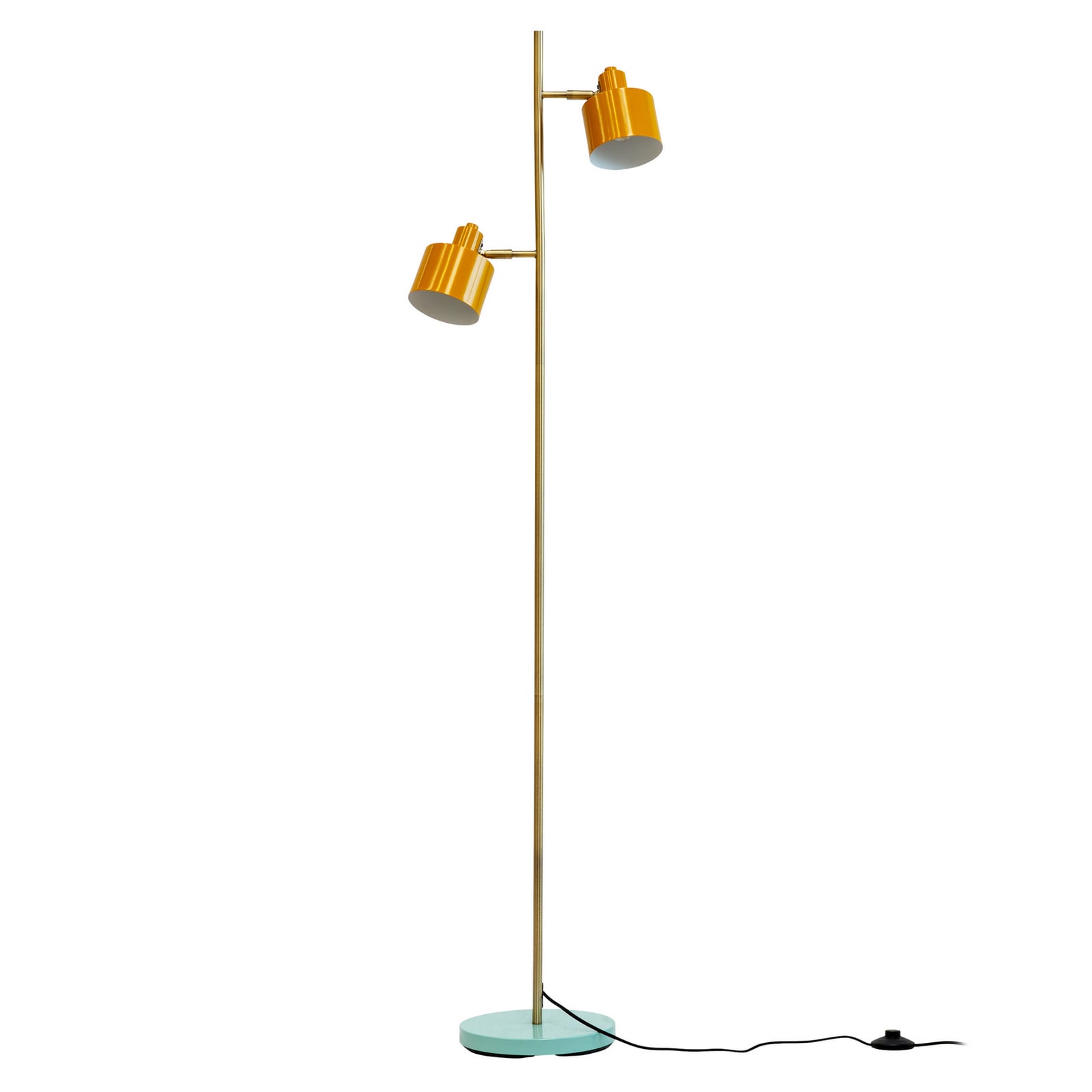 Dyberg Larsen Ocean golvlampa curry/mässing/turkos Dyberg Larsen Ocean golvlampa curry/mässing/turkos