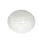 Deckenleuchte Scratch aus Glas, rund