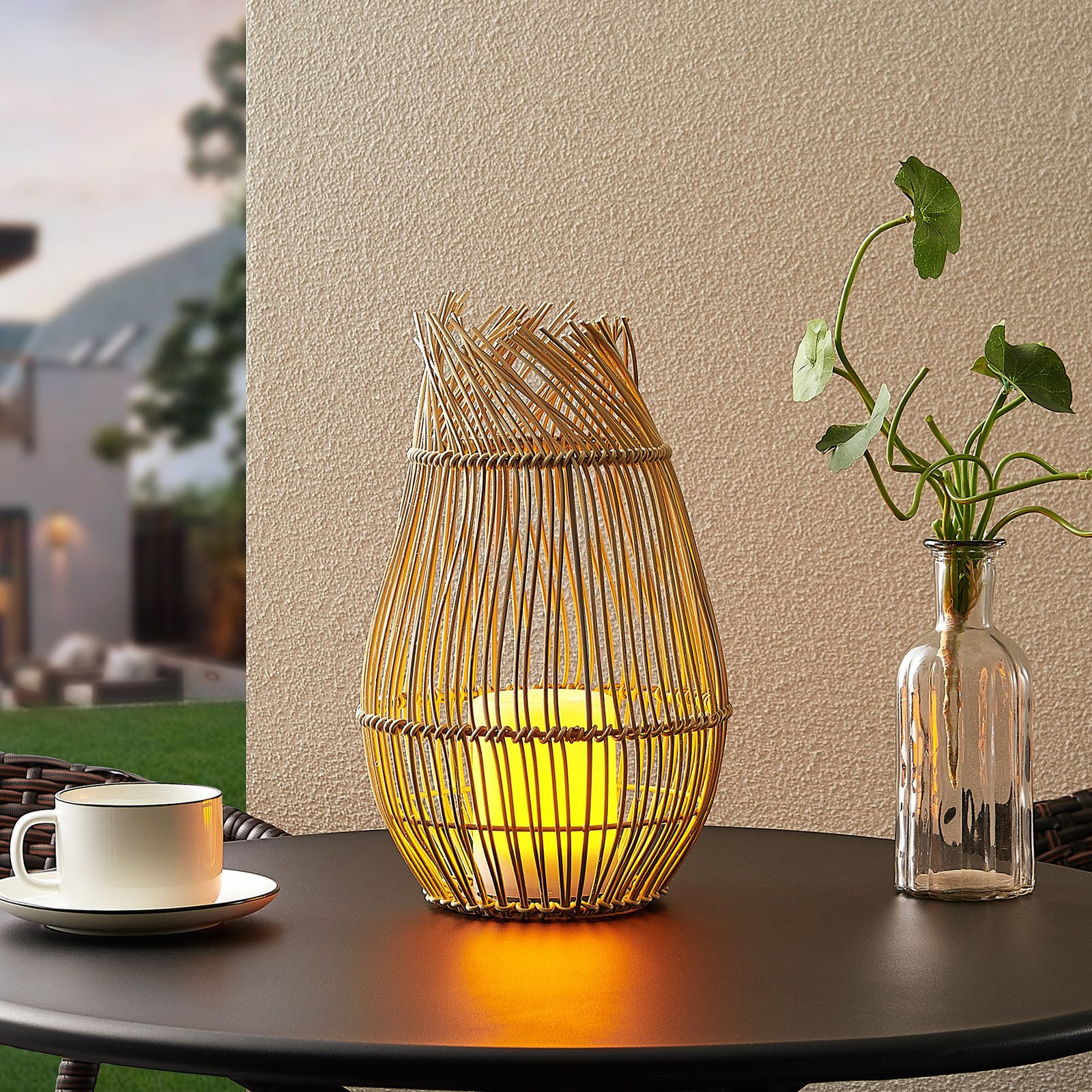 Lindby Soliana lámpara decorativa solar, alto 31cm