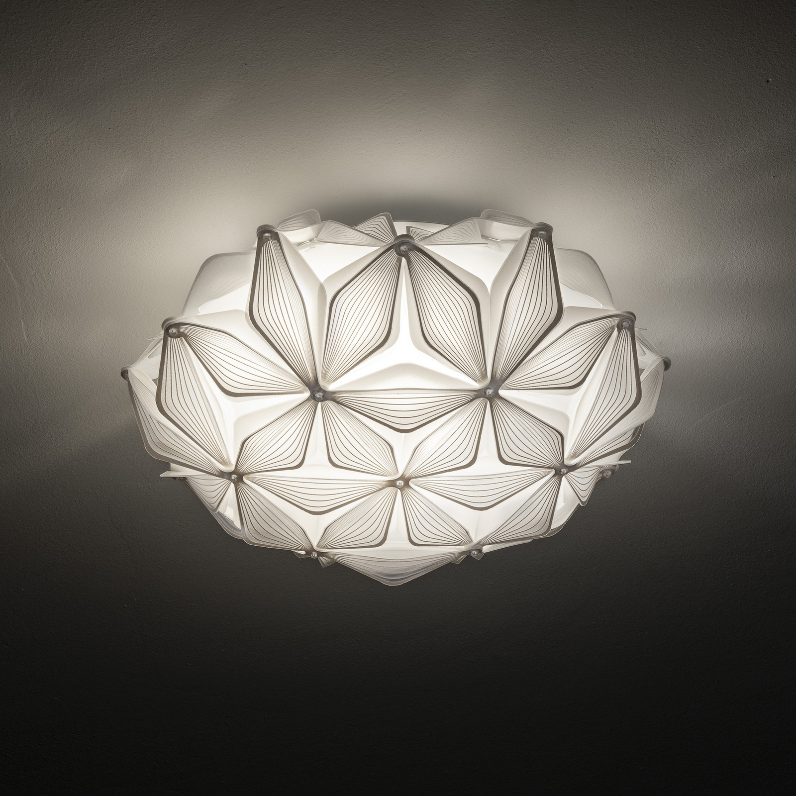 Lámpara de techo C'EST LA VIE, blanca, Ø 34 cm, 2 luces, E14