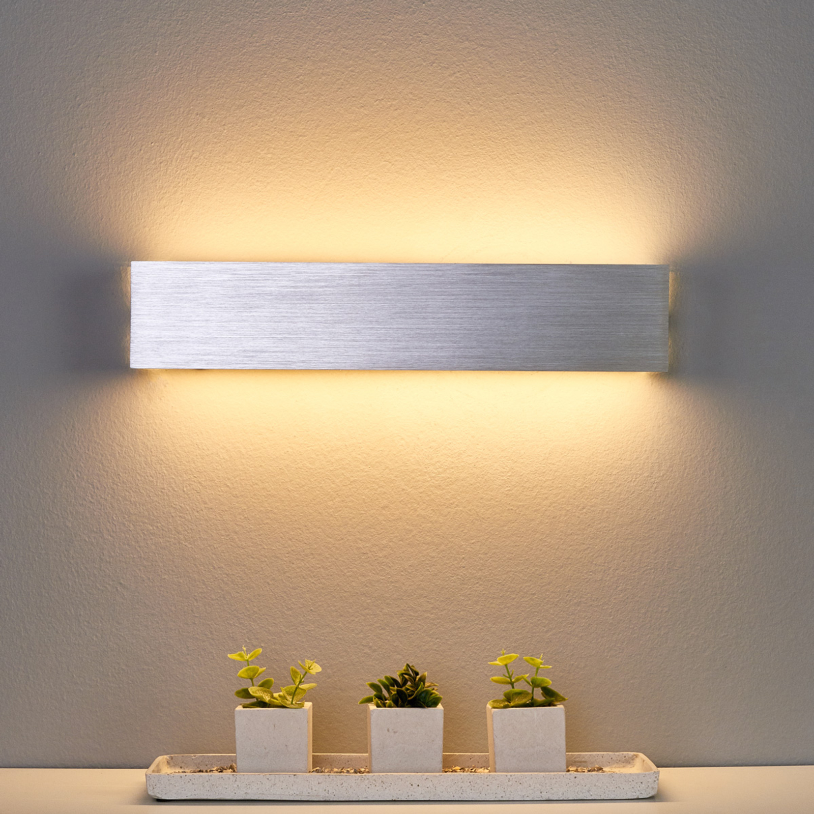 Ranik 40 LED Wandleuchte Alu - Lindby