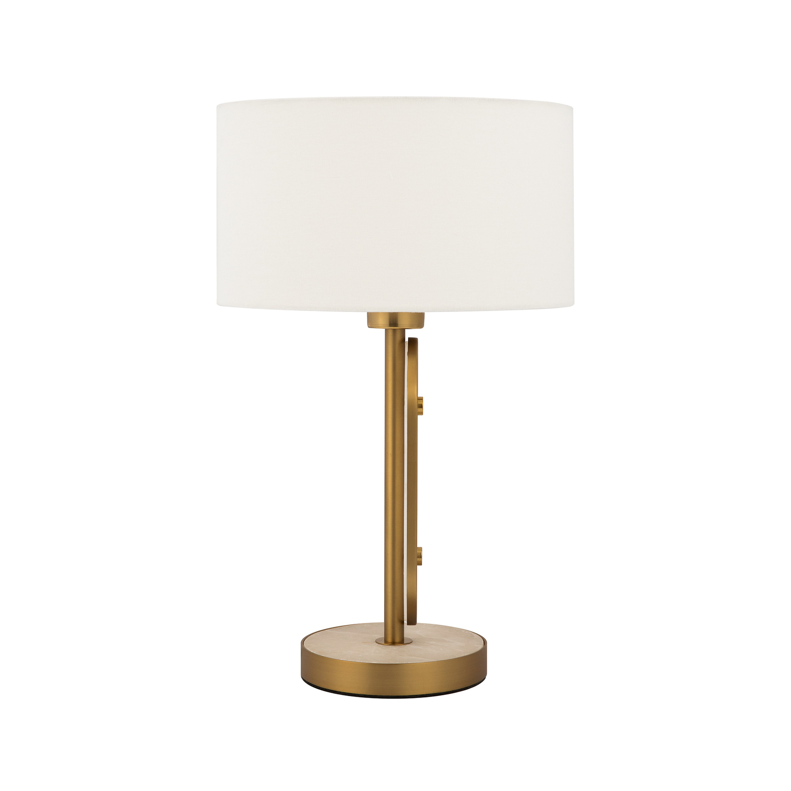 Maytoni Marmo table lamp, gold colour/natural stone