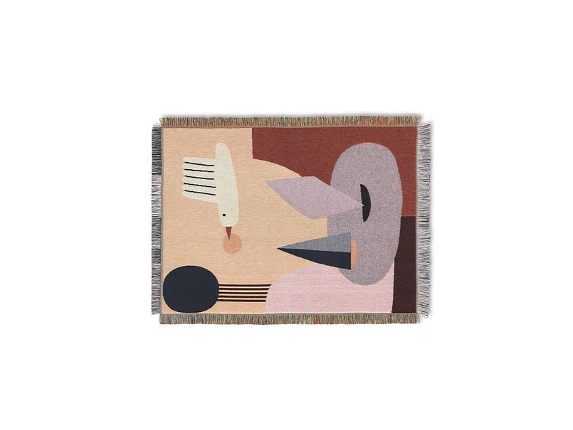 ferm LIVING – Bird Tapestry Blanket Multi