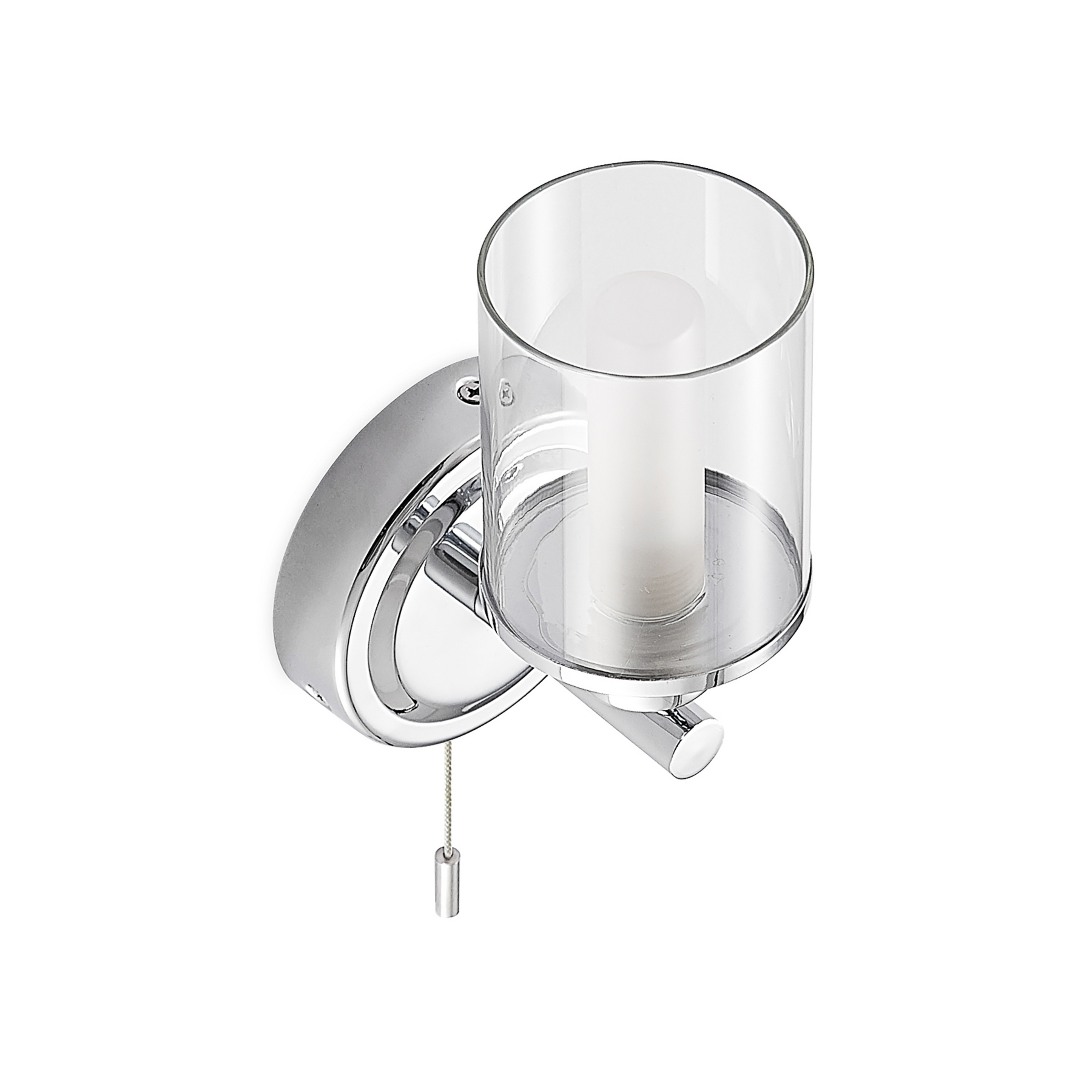Vinza Wandleuchte Chrome/Clear - Lindby