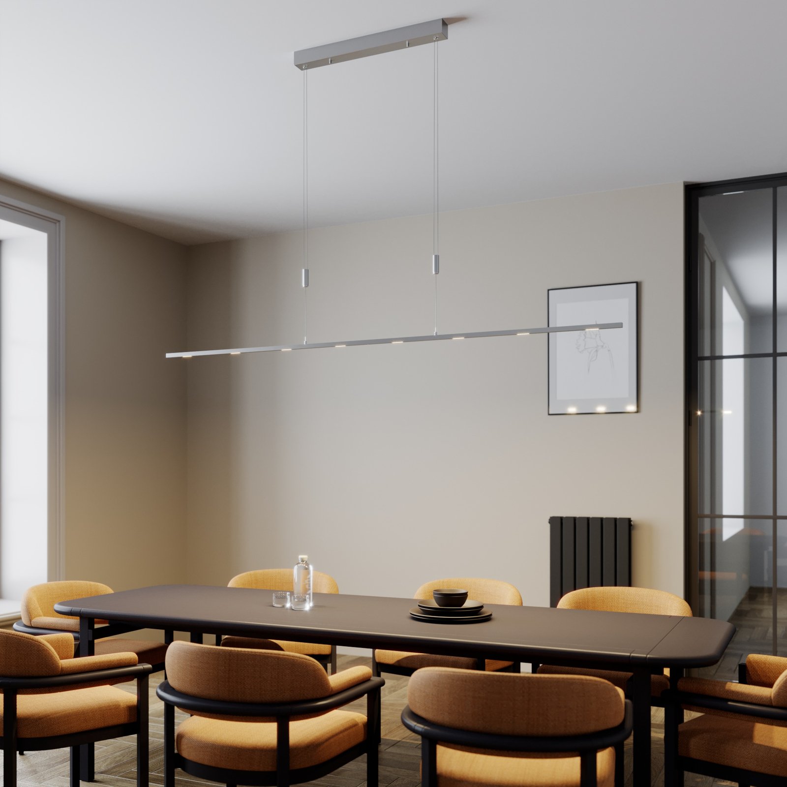 LED pendant lamp Arnik, dimmable, 180 cm