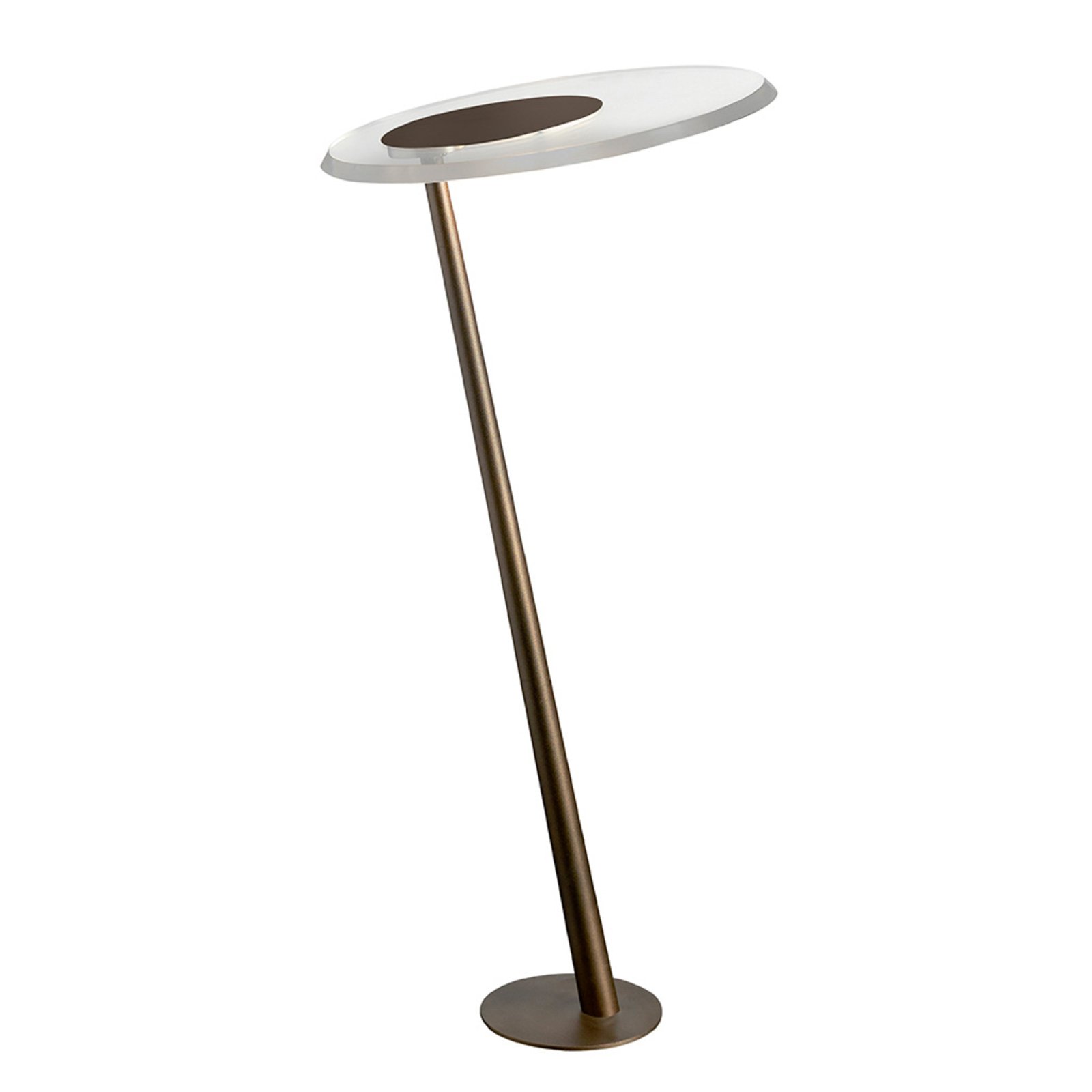 Oluce Amanita 319 LED-lampa för gångväg, indianbrun