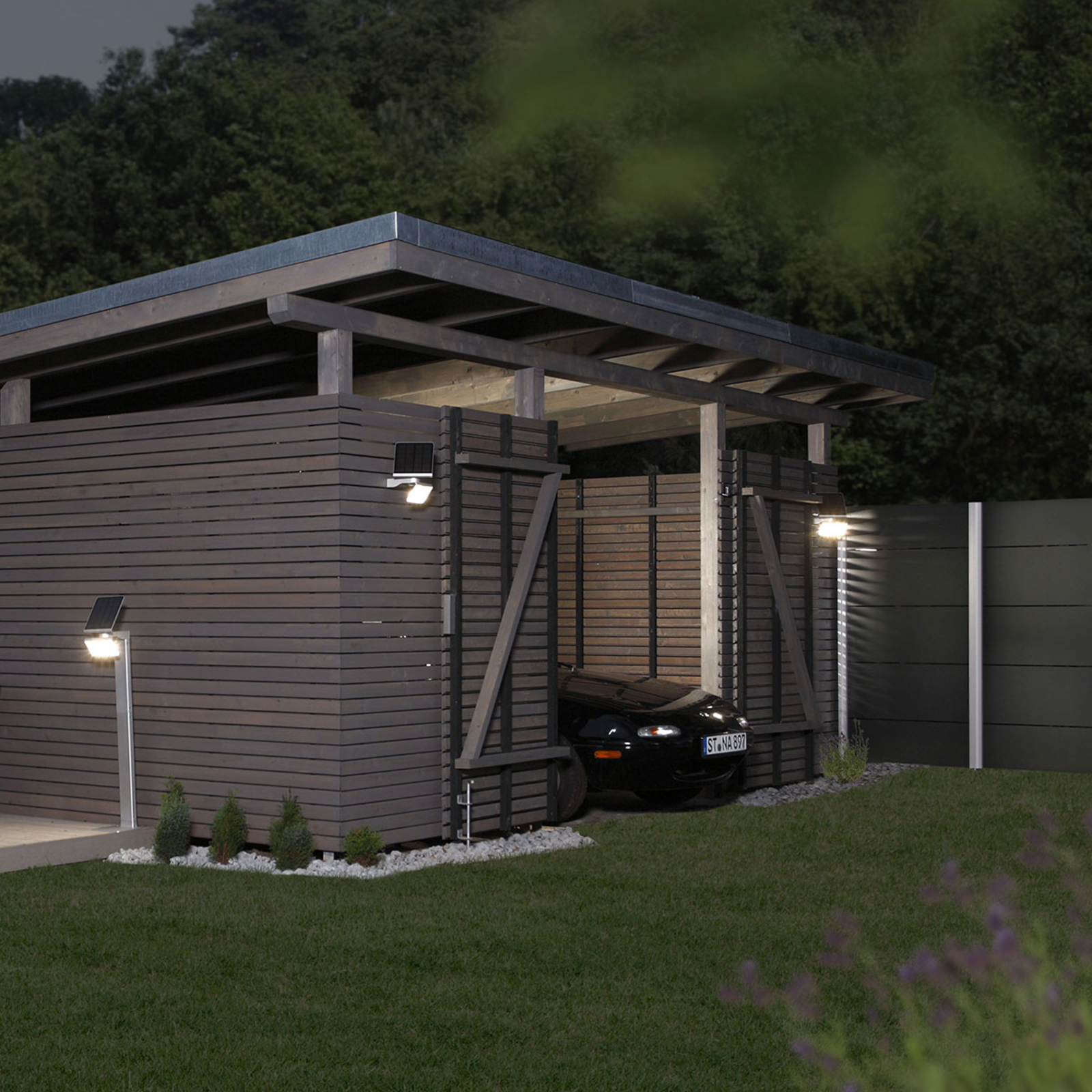 STEINEL XSolar L-S Solar-LED-Außenwandlampe