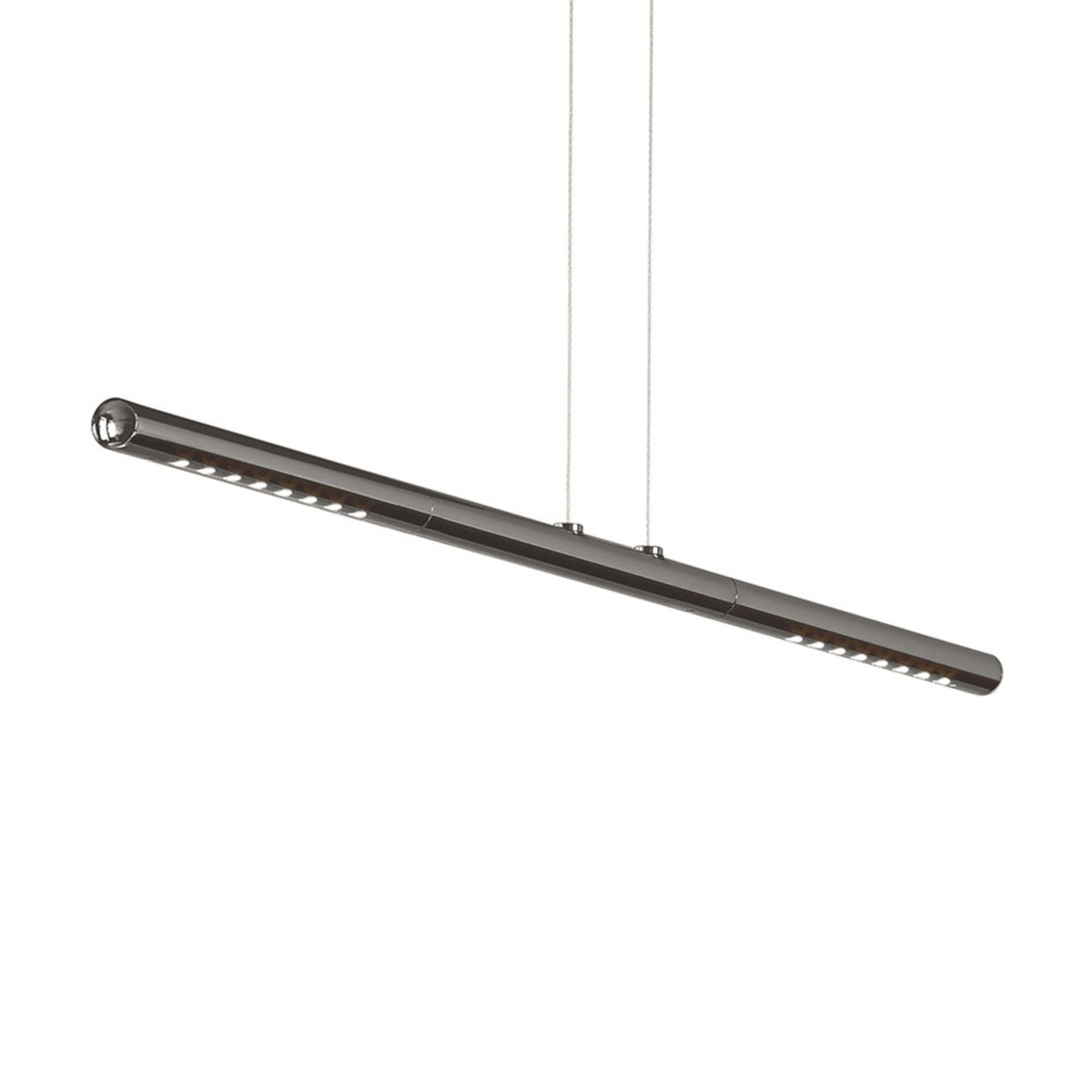 TECNOLUMEN LUM S Suspension, 85 cm, chrome fumé