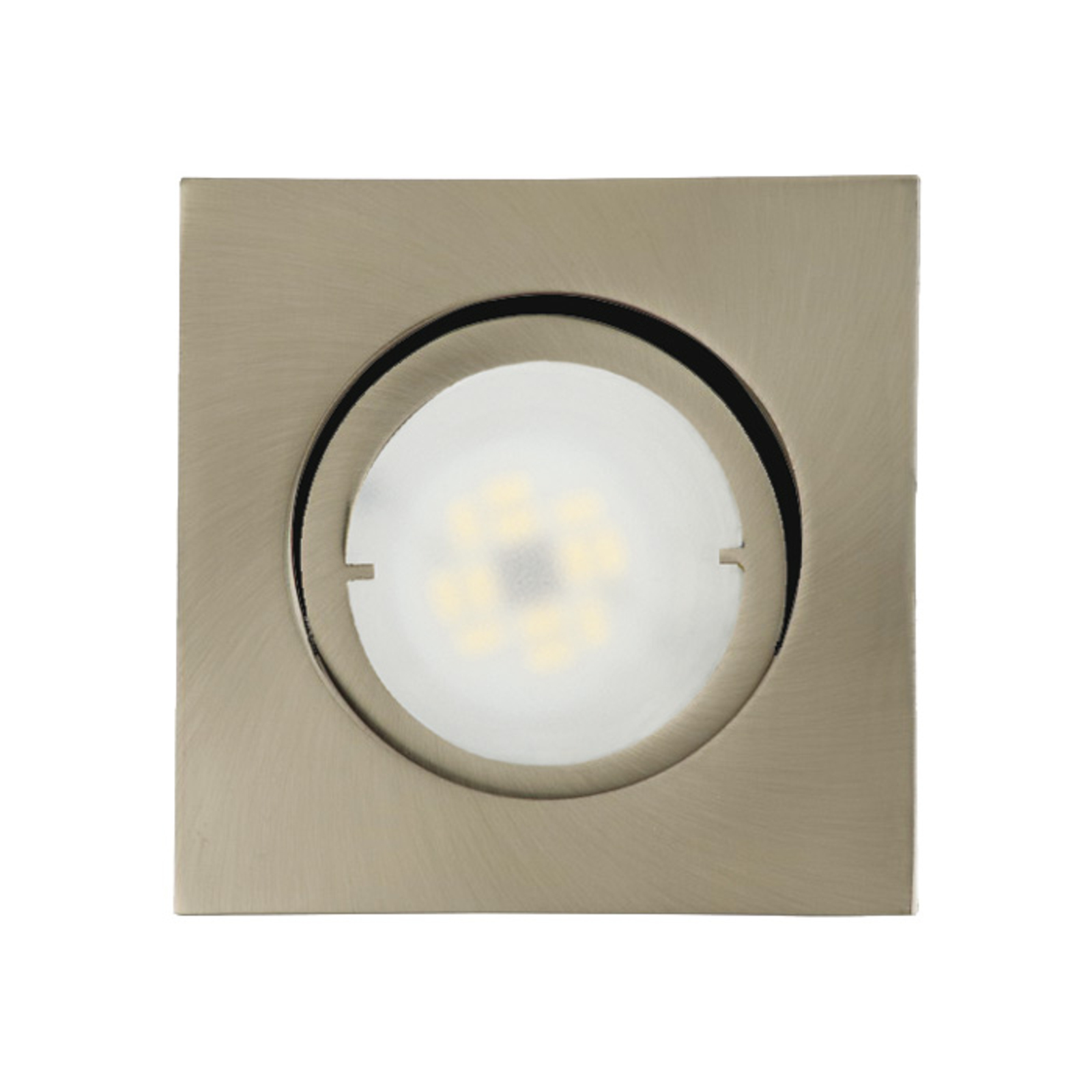 Joanie - LED inbouwlamp, ijzer geborsteld